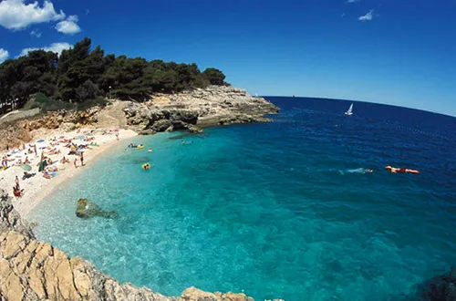 Pula - Chorvátsko (pláž)